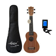 Load image into Gallery viewer, Aiersi brand 21 inch ukelele mahogany Soprano gecko ukulele musical instrument guitar