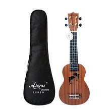Load image into Gallery viewer, Aiersi brand 21 inch ukelele mahogany Soprano gecko ukulele musical instrument guitar