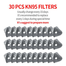 Load image into Gallery viewer, CoolChange KN95 PM2.5 Coronavirus masque Anti-poussière charbon actif avec filtre Anti-Pollution cyclisme Sport vélo vtt vélo masque facial