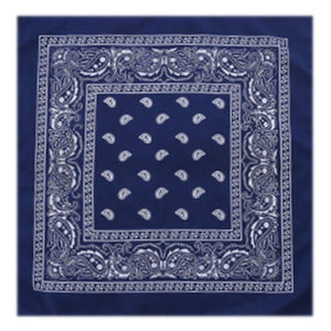 outdoor Bandana Square Scarf 55cm*55cm Black Red Paisley Headband Printed For Women/Men/Boys/Girls