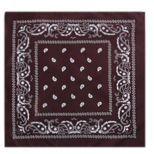 Load image into Gallery viewer, outdoor Bandana Square Scarf 55cm*55cm Black Red Paisley Headband Printed For Women/Men/Boys/Girls
