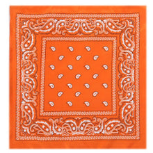 Load image into Gallery viewer, outdoor Bandana Square Scarf 55cm*55cm Black Red Paisley Headband Printed For Women/Men/Boys/Girls
