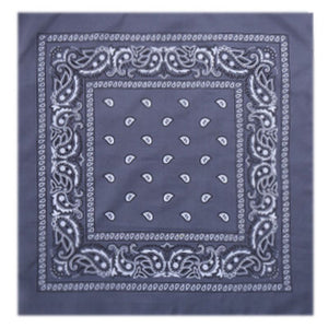 outdoor Bandana Square Scarf 55cm*55cm Black Red Paisley Headband Printed For Women/Men/Boys/Girls