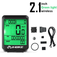 Load image into Gallery viewer, INBIKE Waterproof Bicycle Computer Wireless And Wired MTB Bike Cycling Odometer Stopwatch Speedometer Watch LED Digital Rate
