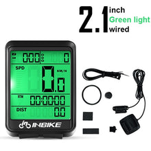 Load image into Gallery viewer, INBIKE Waterproof Bicycle Computer Wireless And Wired MTB Bike Cycling Odometer Stopwatch Speedometer Watch LED Digital Rate
