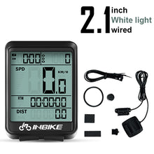 Load image into Gallery viewer, INBIKE Waterproof Bicycle Computer Wireless And Wired MTB Bike Cycling Odometer Stopwatch Speedometer Watch LED Digital Rate
