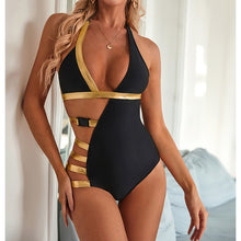 Load image into Gallery viewer, 2020 New Sexy White One Piece Swimsuit Women Cut Out Swimwear Push Up Monokini Bathing Suits Beach Wear Swimming Suit For Women
