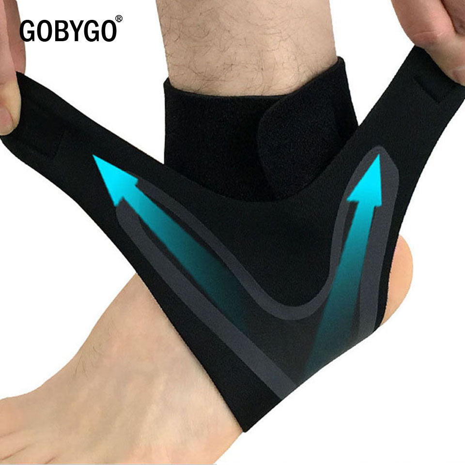GOBYGO 1PCS Sport Knöchel Unterstützung Elastische Hohe Schützen Sport Ankle Ausrüstung Sicherheits Lauf Basketball Ankle Brace Unterstützung