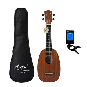 Aiersi brand 21 inch ukelele mahogany Soprano gecko ukulele musical instrument  guitar